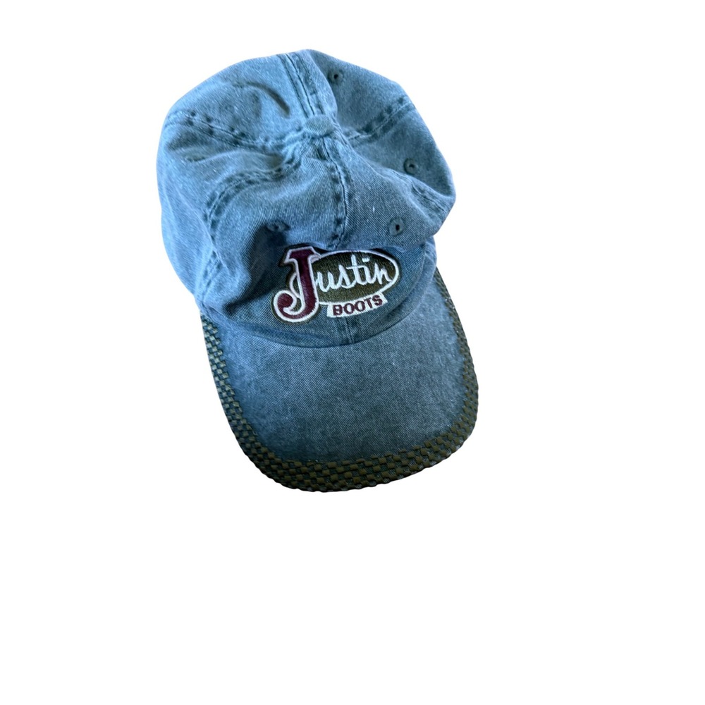 Justin Boots Co. green adjustable hat